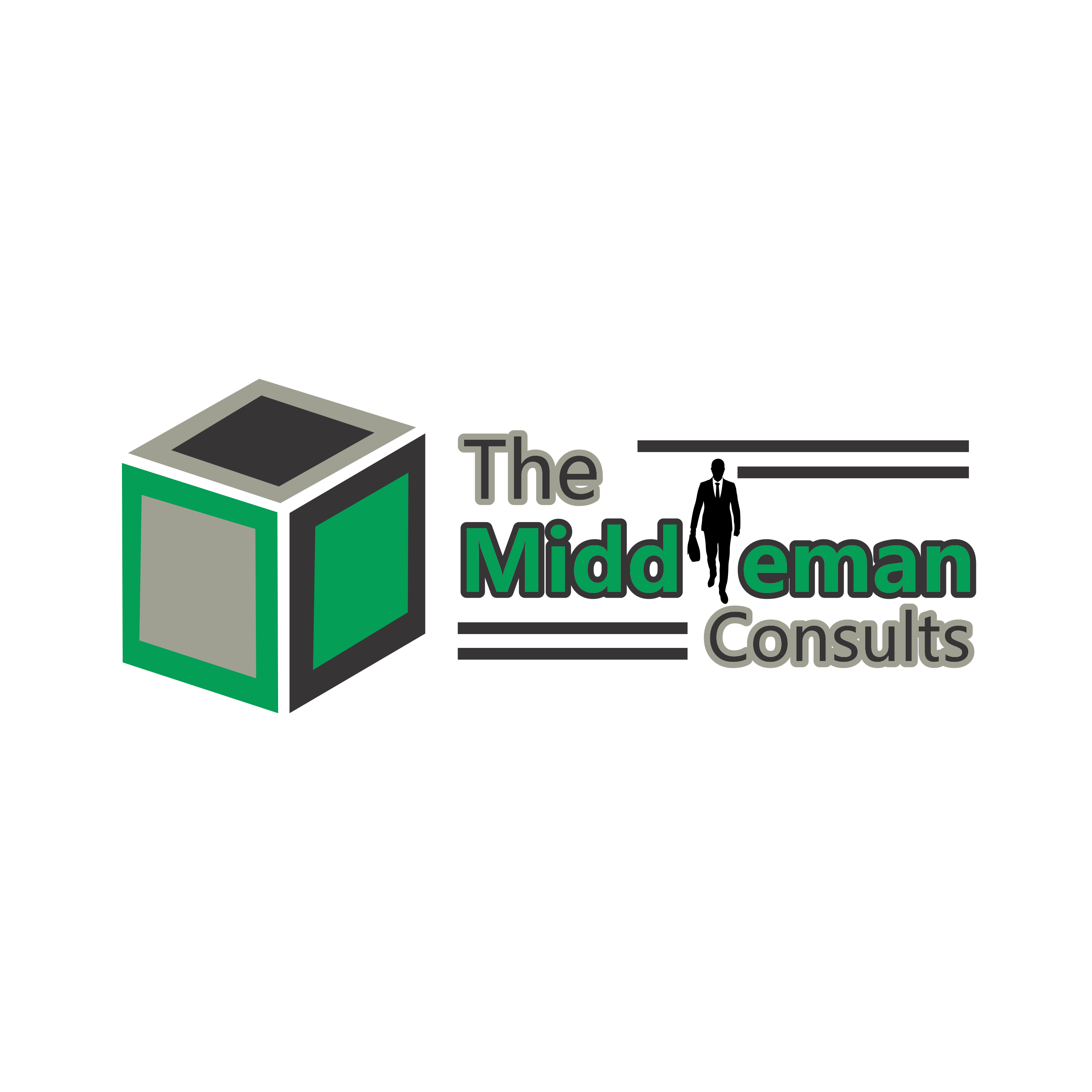 The middle-man Logo